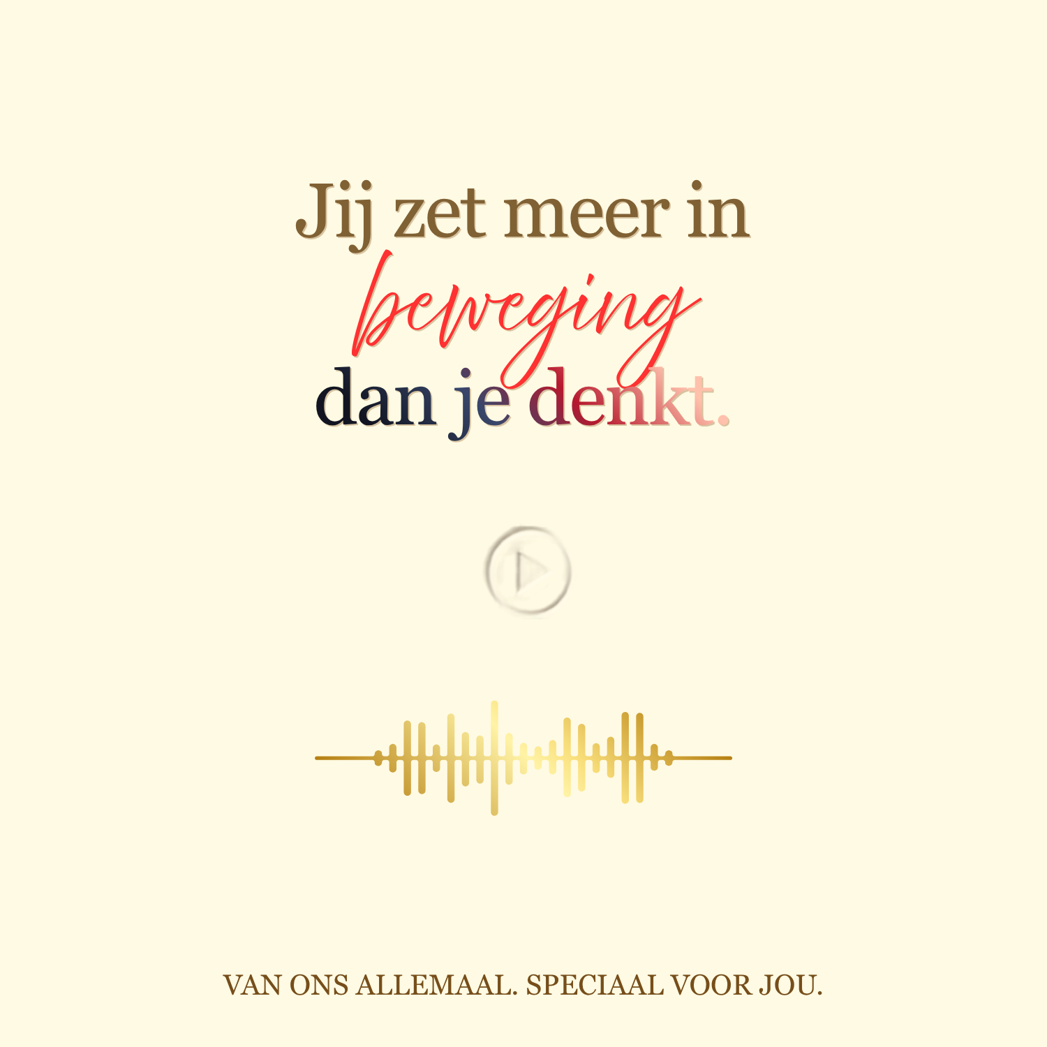 Jij zet meer in beweging dan je denkt!