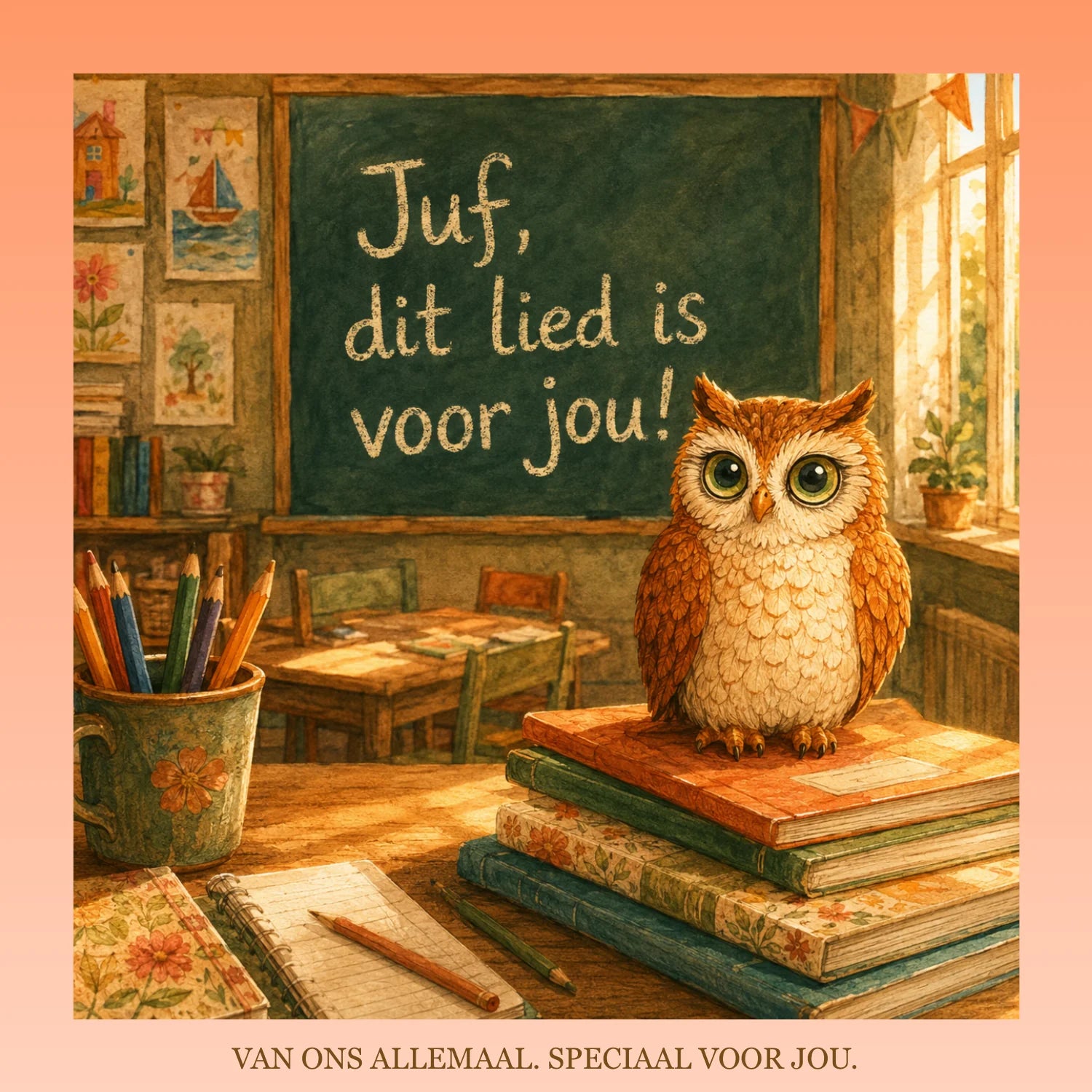 Juf, dit lied is voor jou!