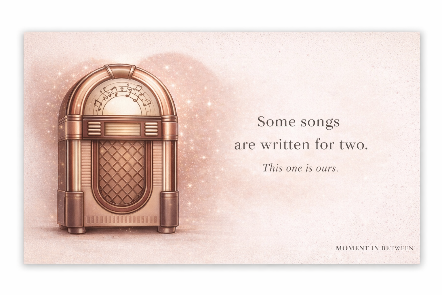 Made for two - Valentijn Song Card