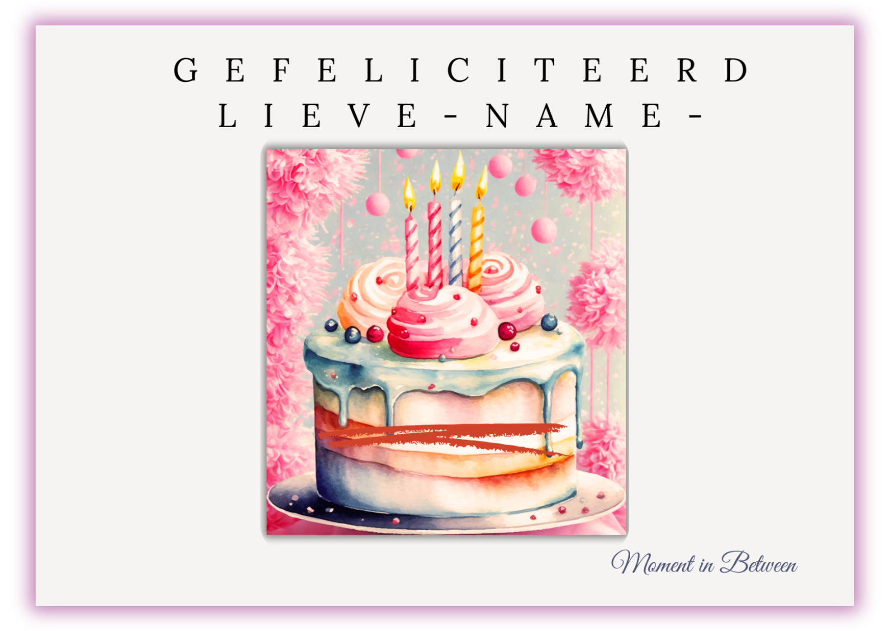 Sweet Cake - Birthday Song Card