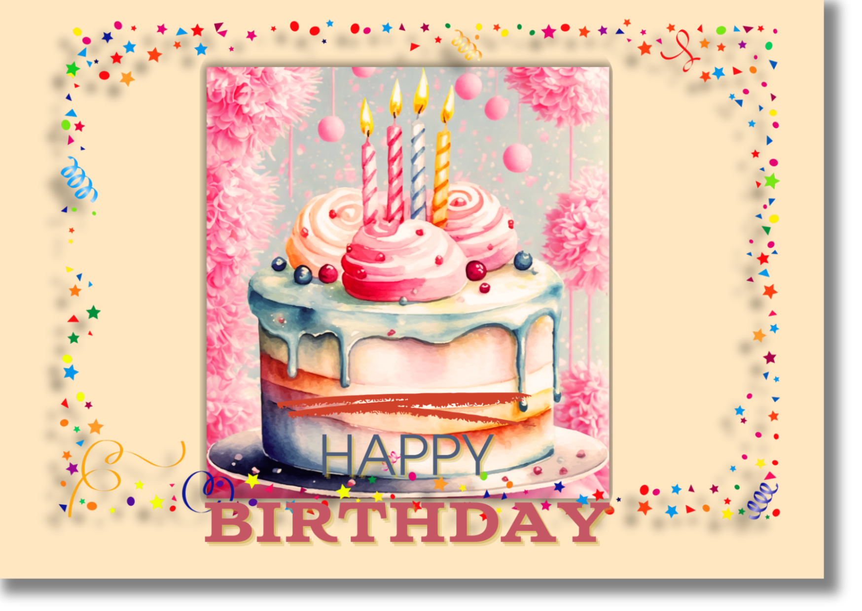 Sweet Cake - Happy Bday