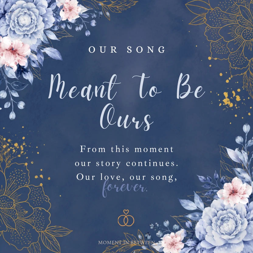 Meant To Be Ours | Persoonlijk Trouwlied