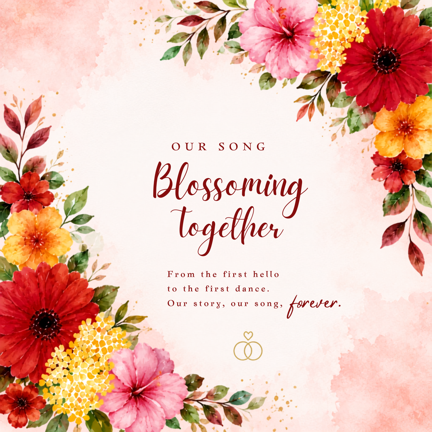 Blossoming Together | Persoonlijk Trouwlied