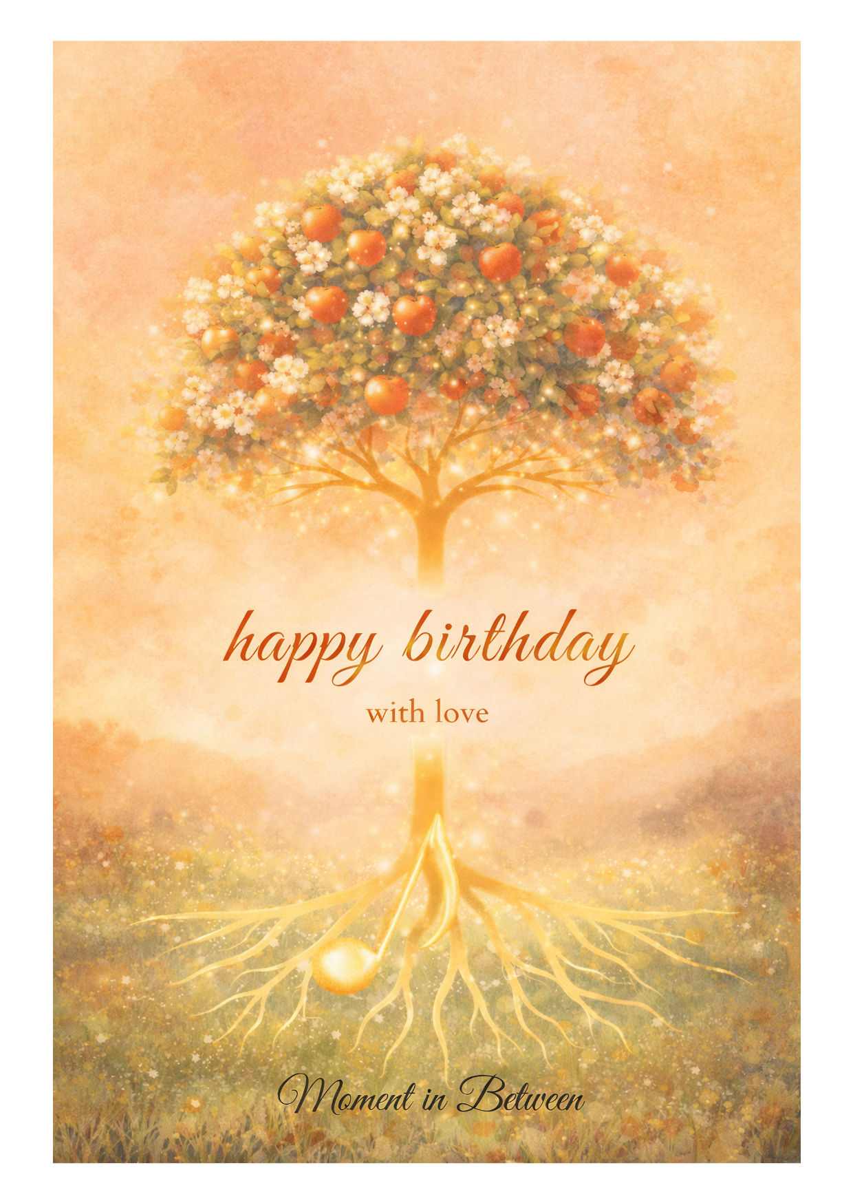 With Love - Birthday Song Card