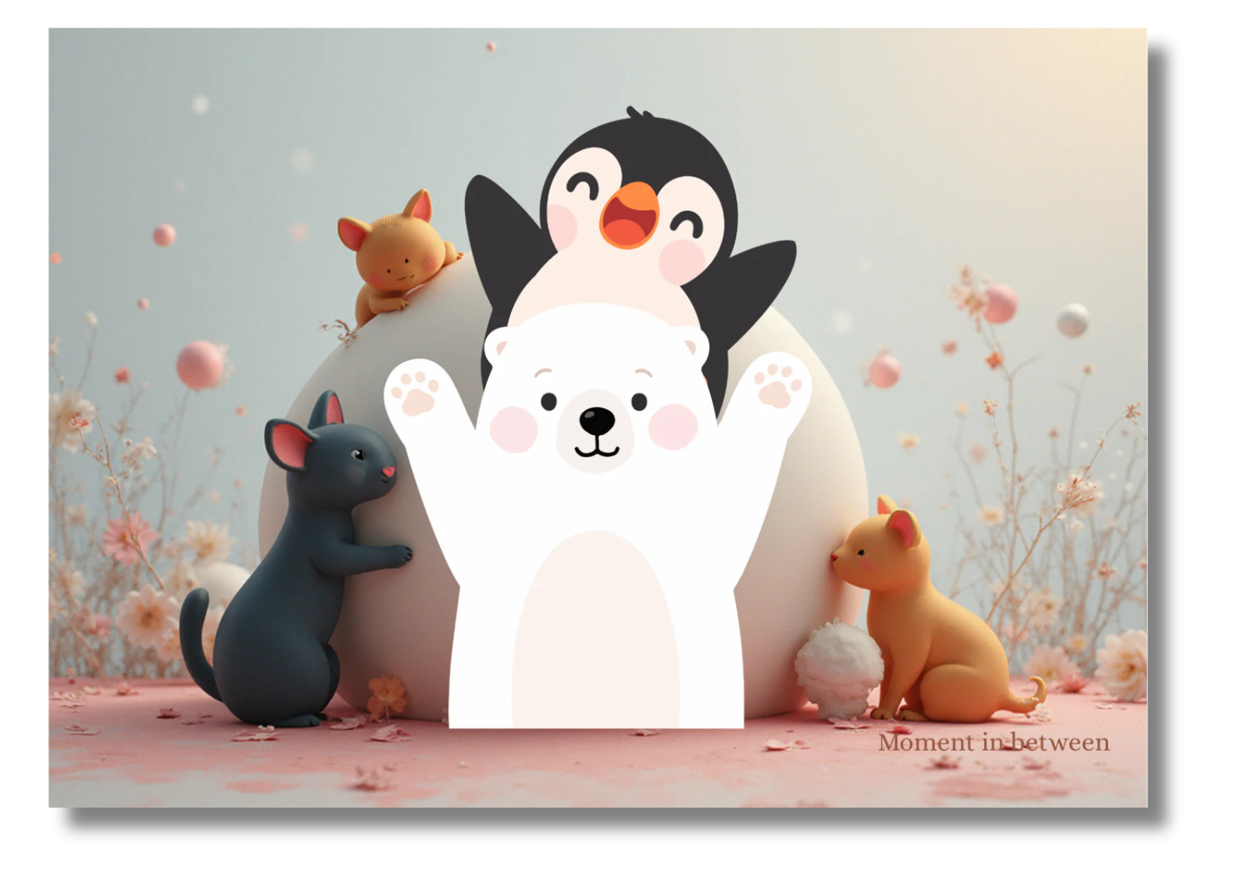 🐻‍❄️ Warm Together – Winter Friends Song Card