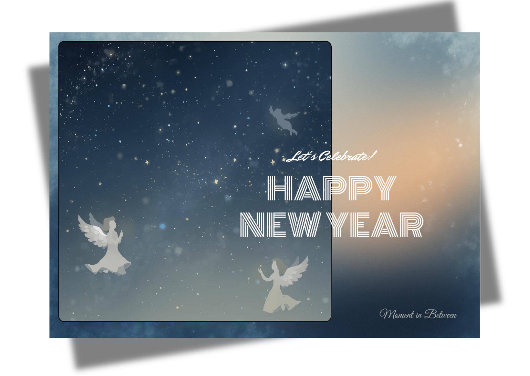 👼 Angels of Light – New Year Song Card