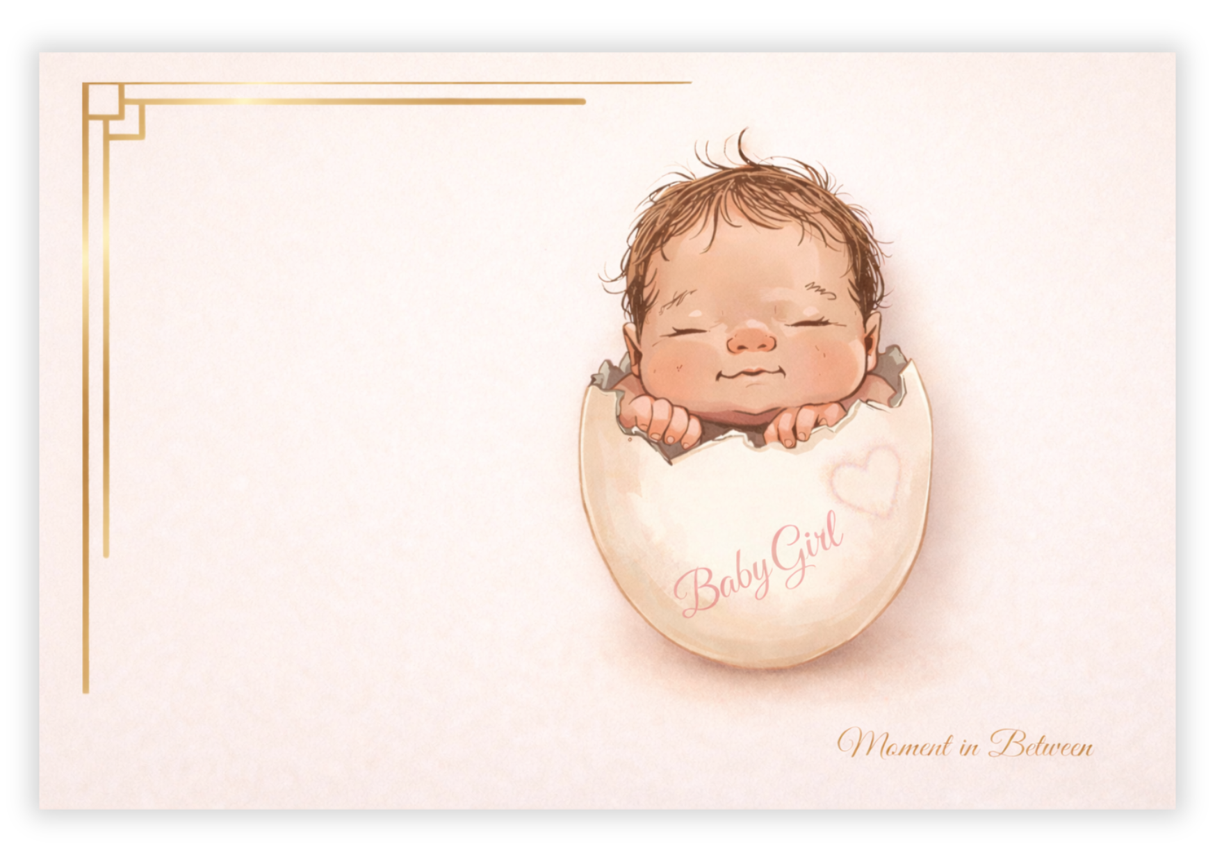 Welcome Little One – Geboorte Song Card
