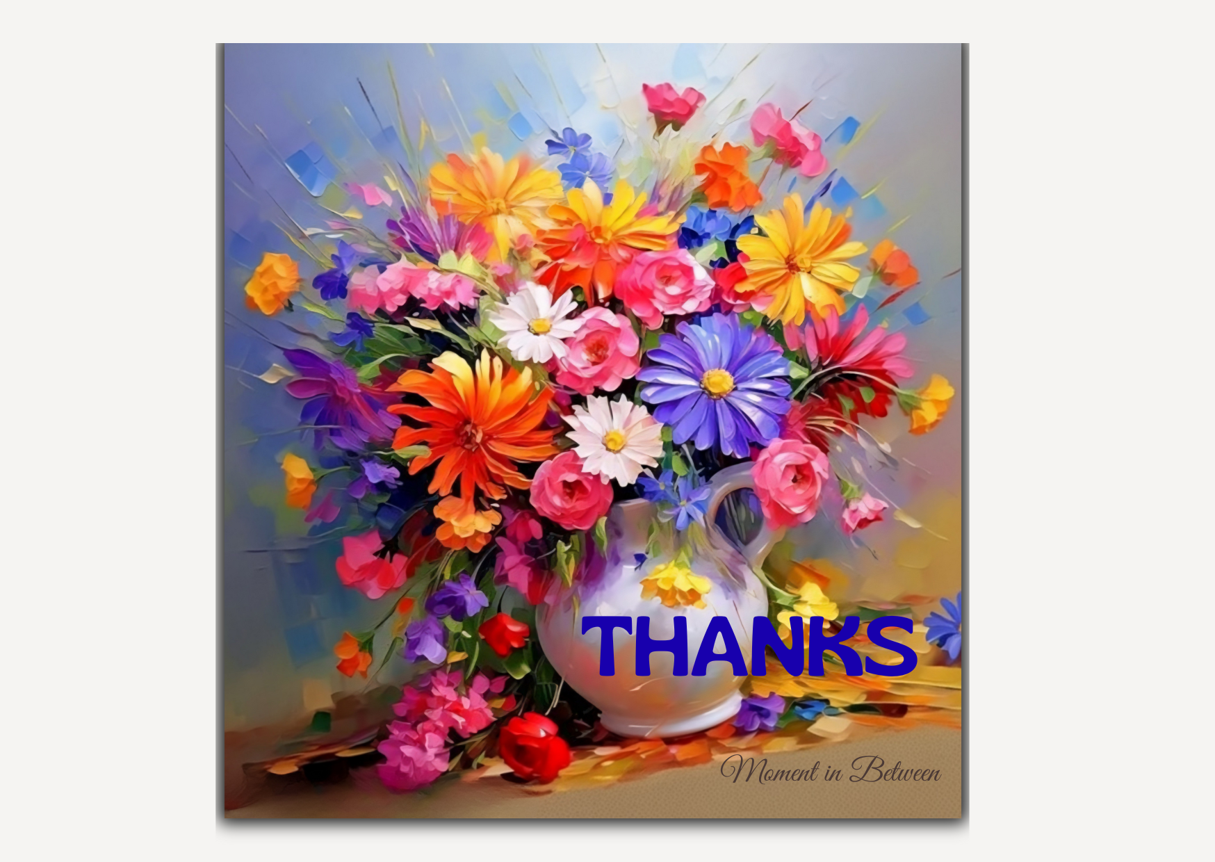 💐 Freshly Picked Gratitude
– Thank You Song Card