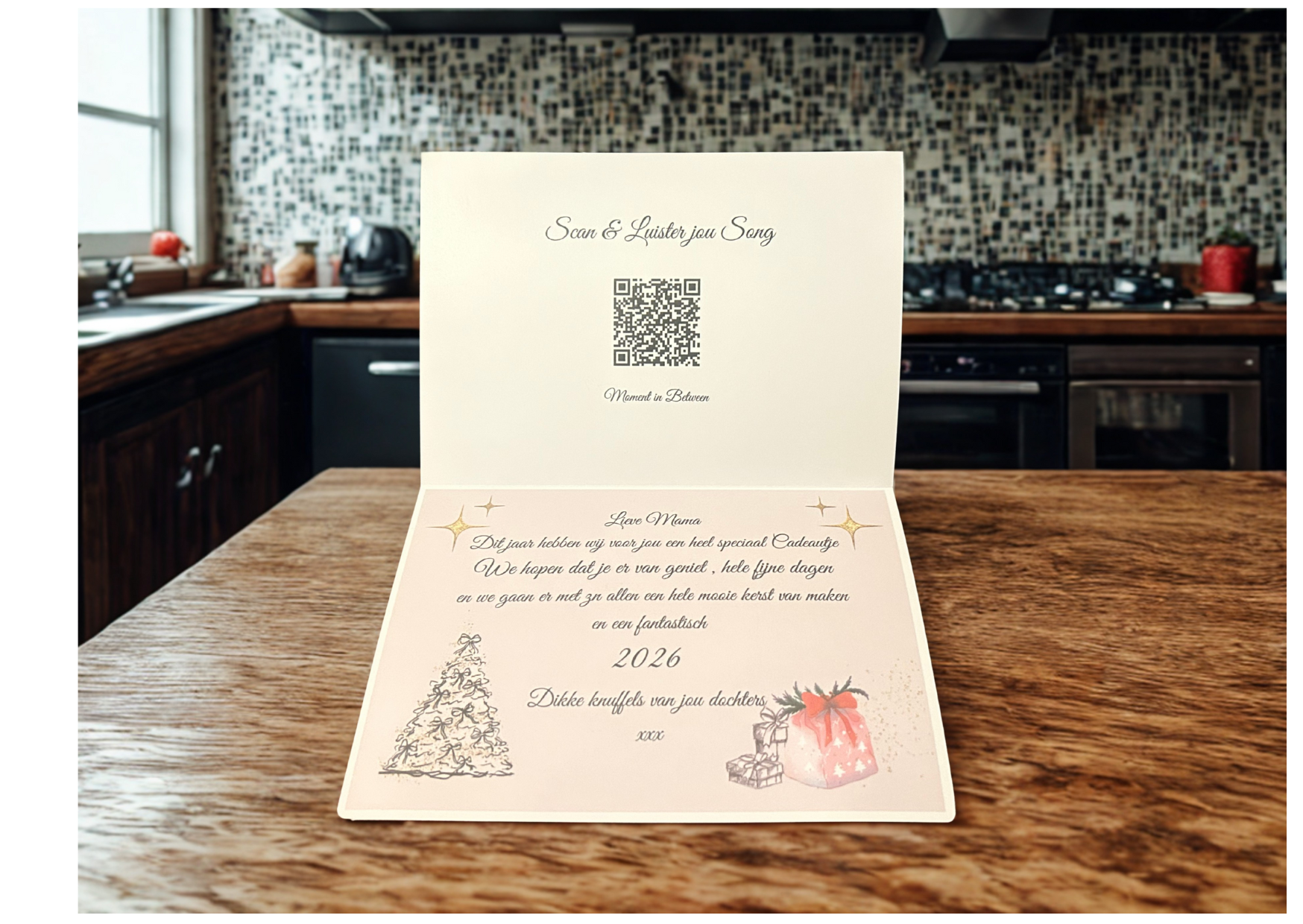 🌸 Whisper of Gratitude – Bedankt! Song Card