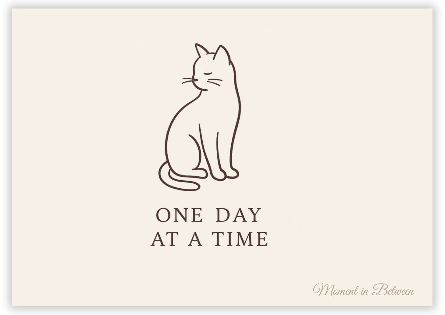 Gentle Rhythm – Cat Song Card