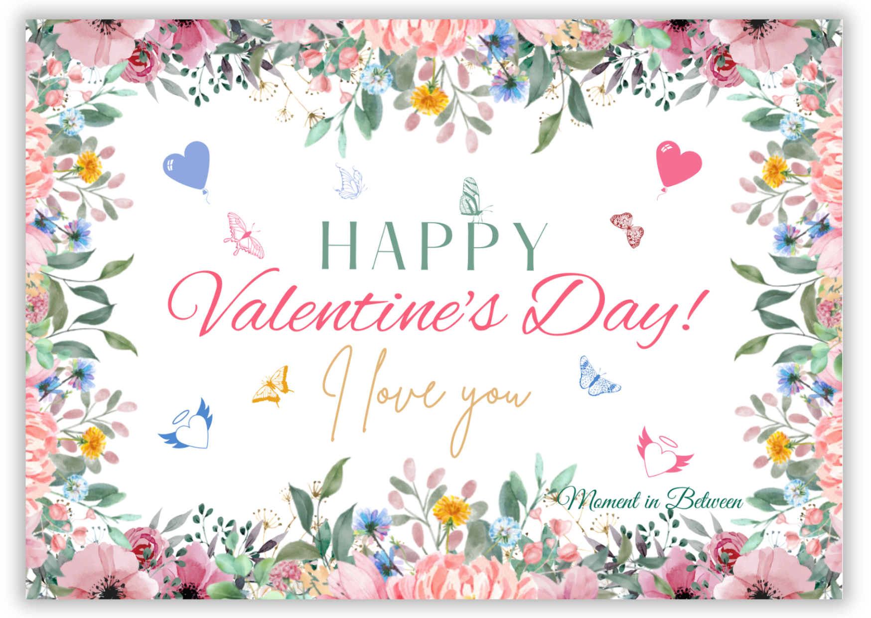 Garden of My Heart - Valentine Song Card