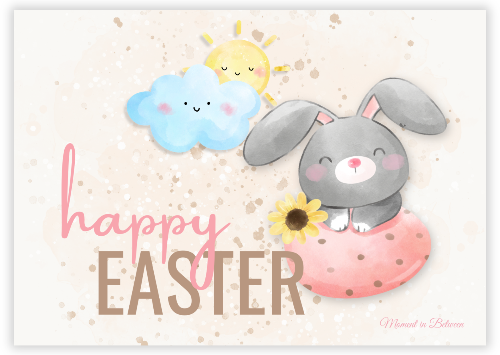 Hop Into Spring – Pasen Song Card