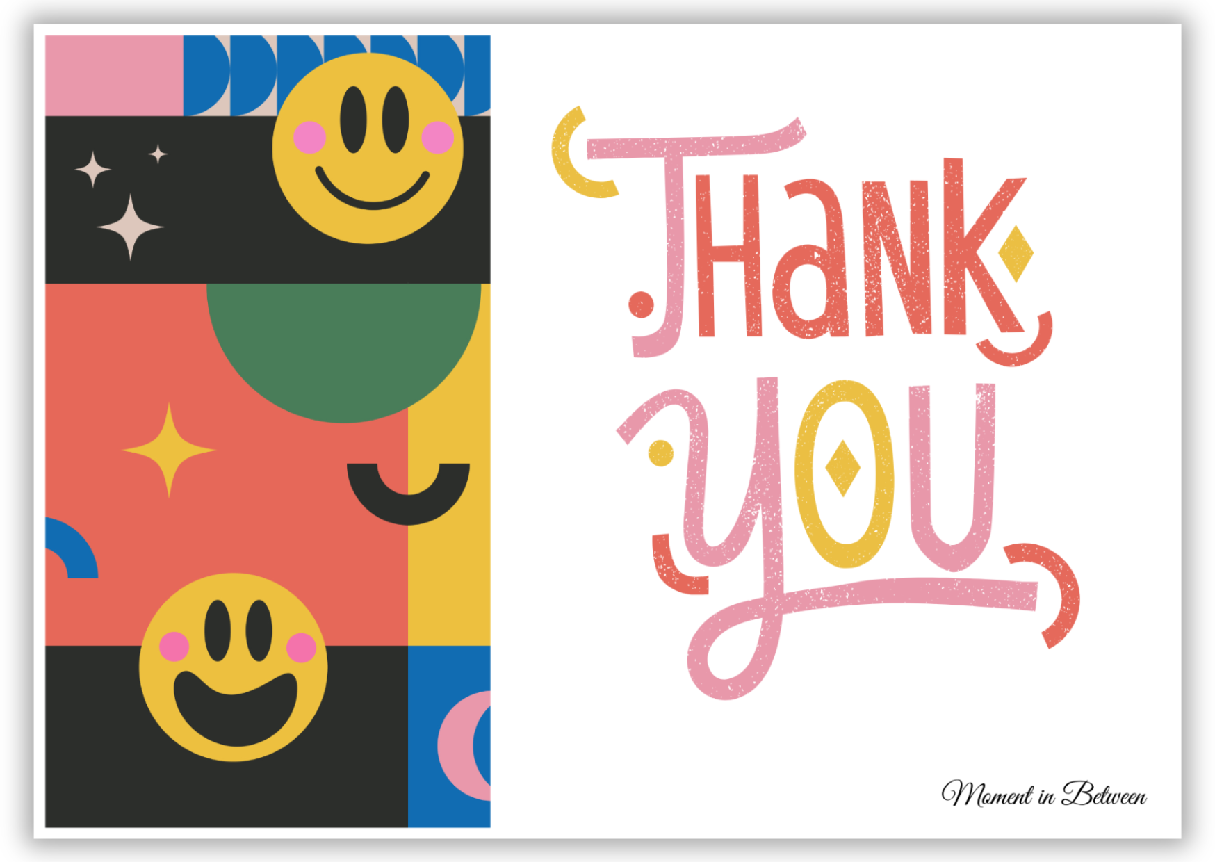 Color Me Groovy – Thank You Song Card