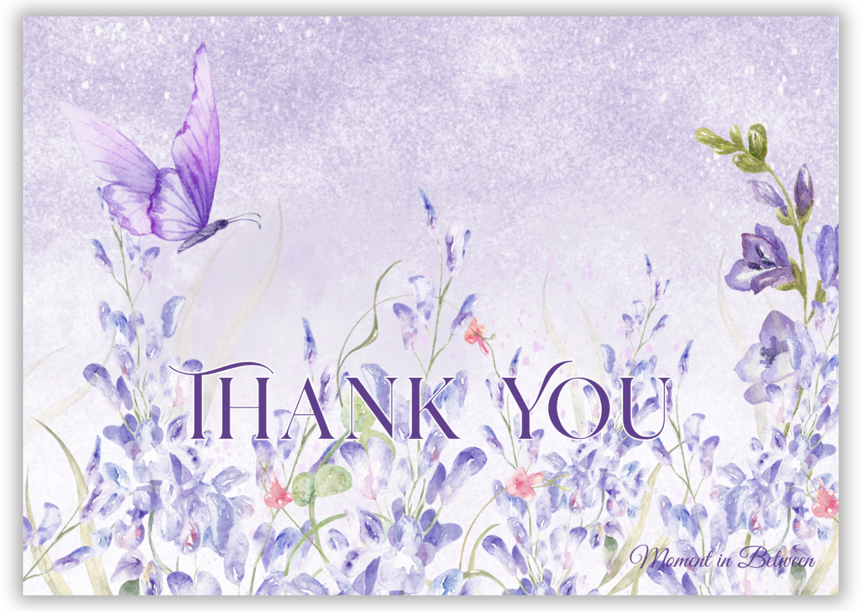 Lavender Dreams – Thank You Song Card