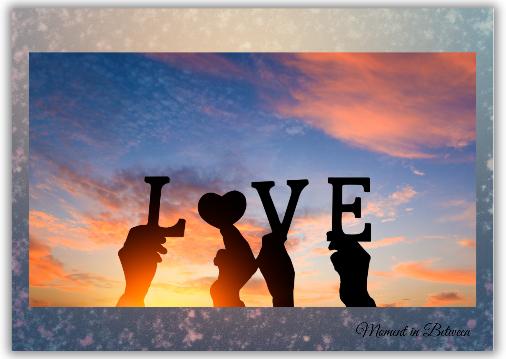 Shadows of love - Valentijn & Love Song Card