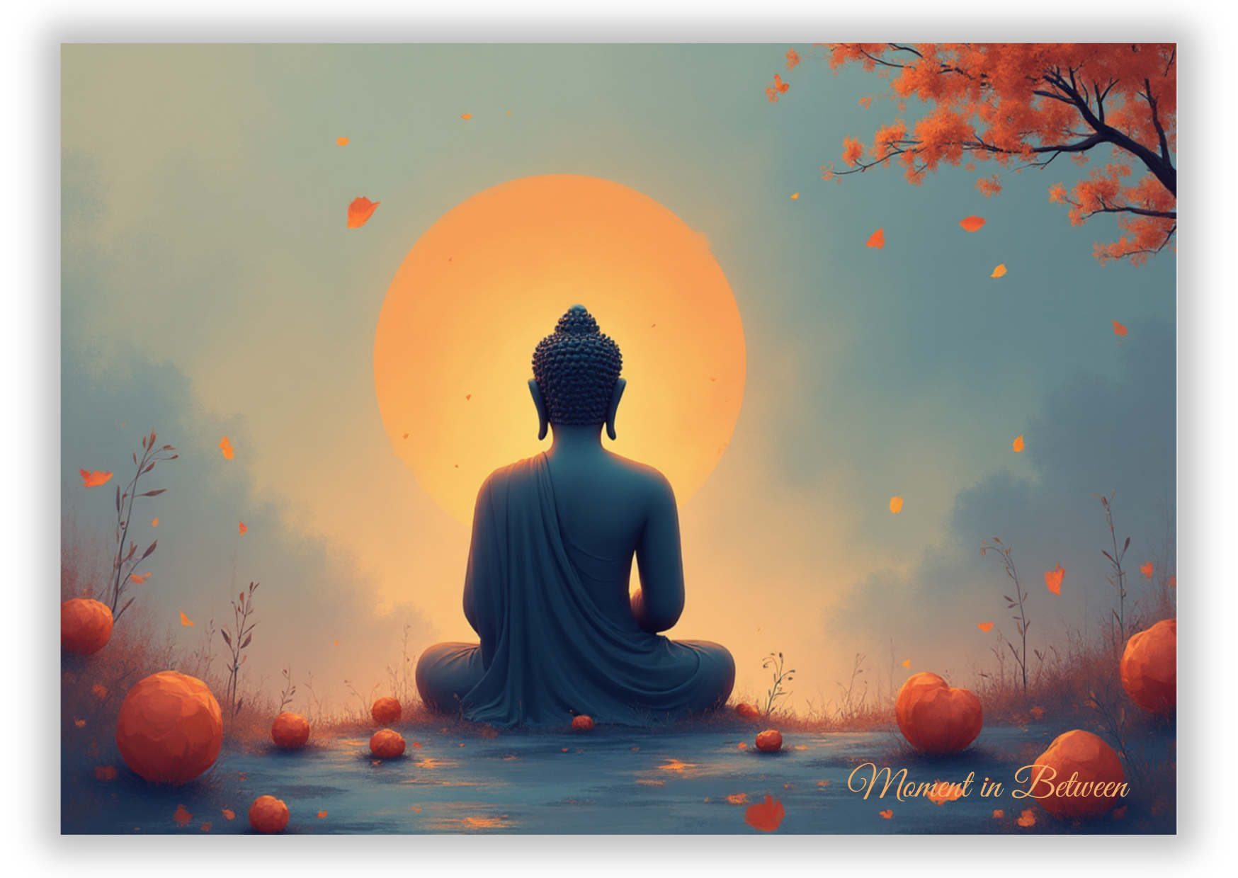 SunSet Boeddha - Mindful Message Song Card