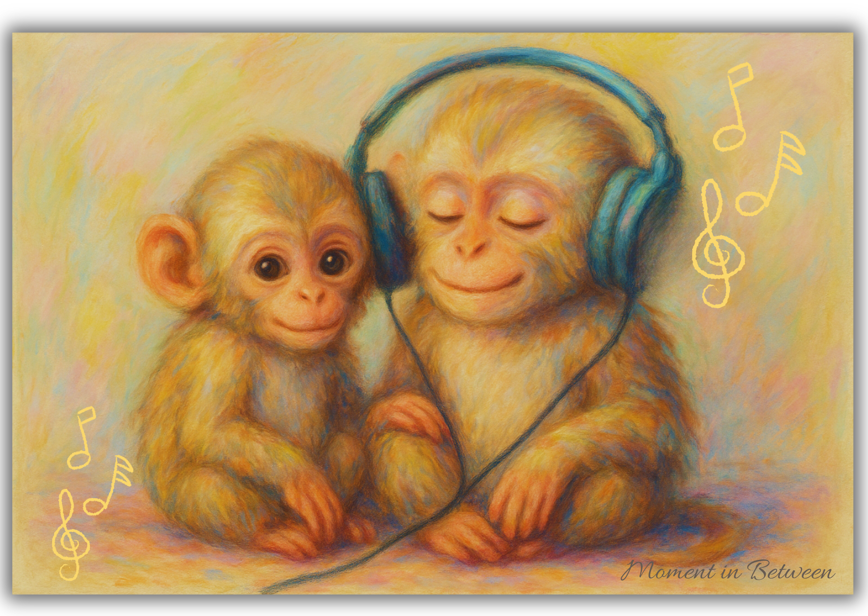 🐒 Sweet Harmony
– Monkeys Song Card