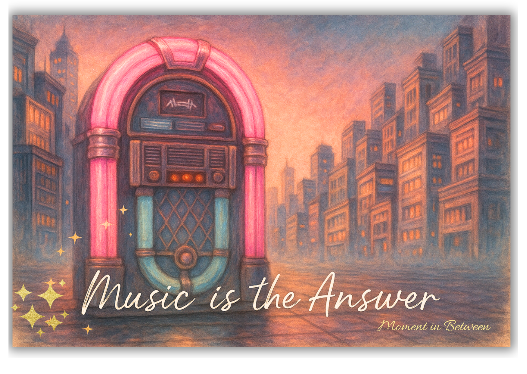 Music is the Answer– Jukebox Song Card