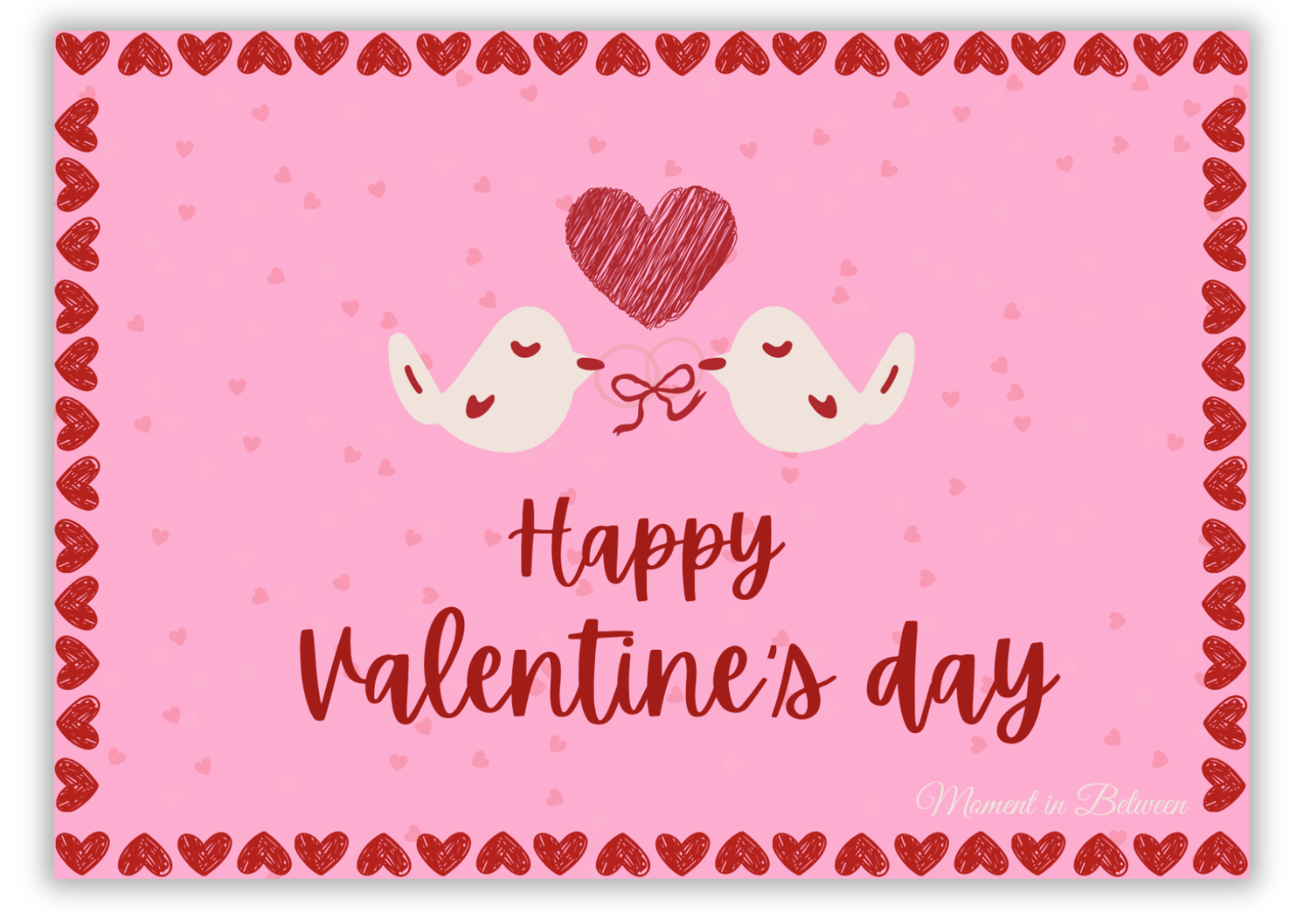 Little Lovebirds – Valentine Song Card