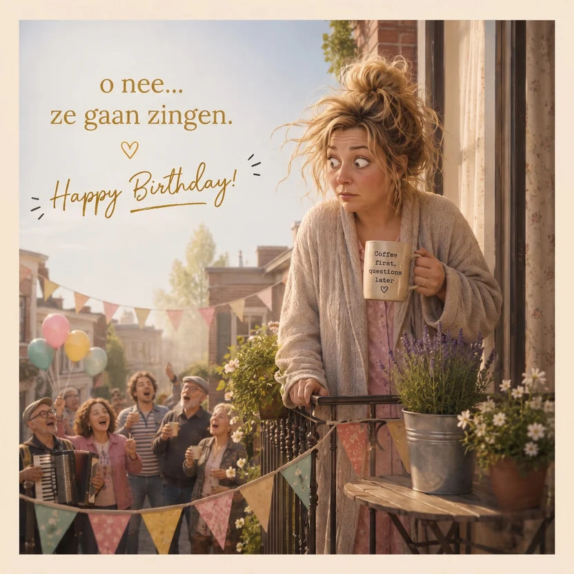 O Nee... Ze Gaan Zingen
