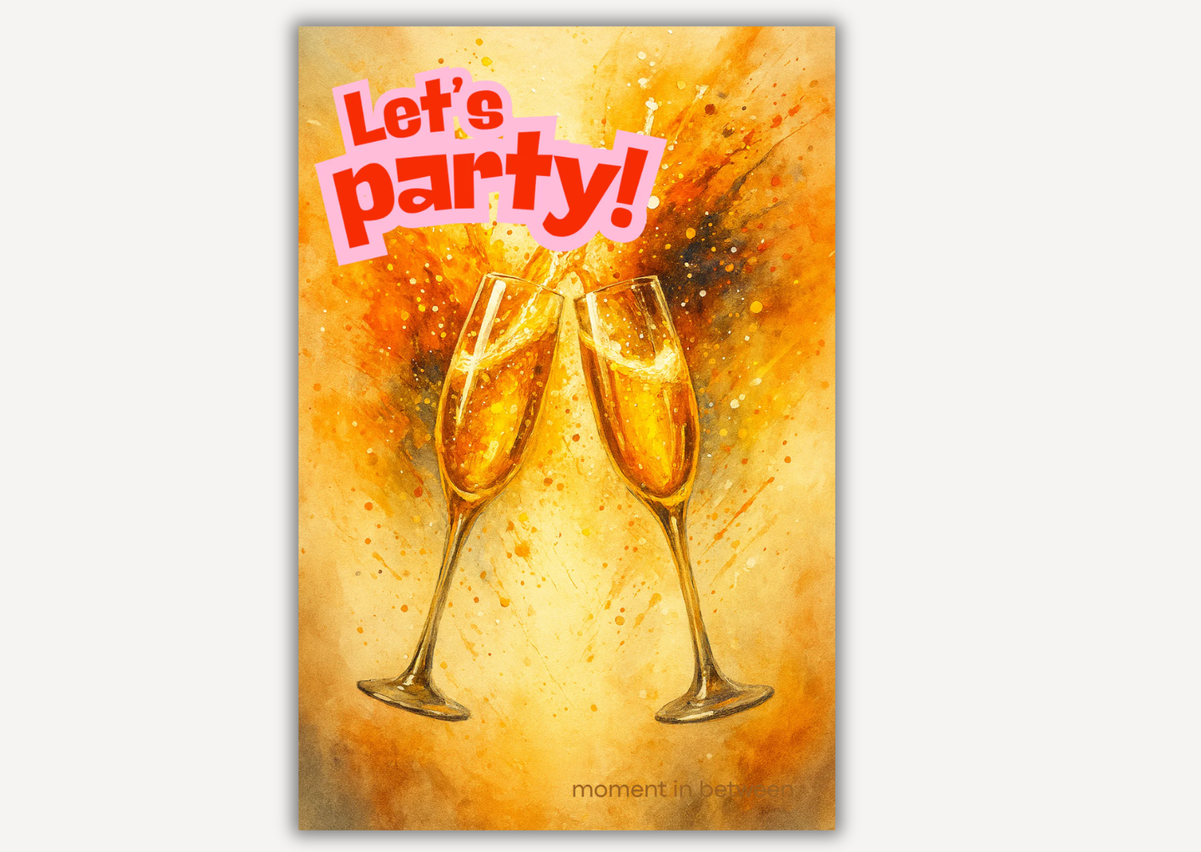 🥂 Let’s Party
– Celebration Song Card