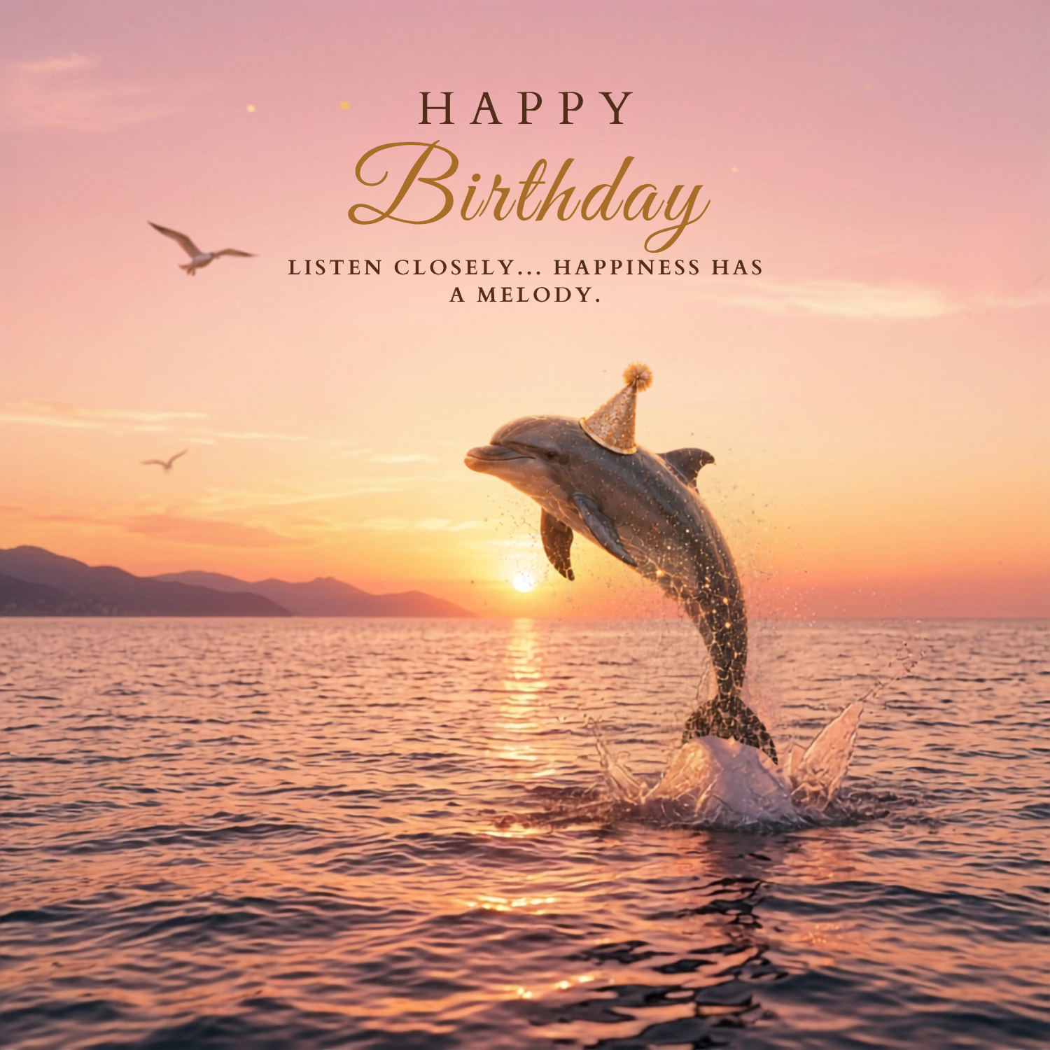 Birthday Melody Dolphin ♡