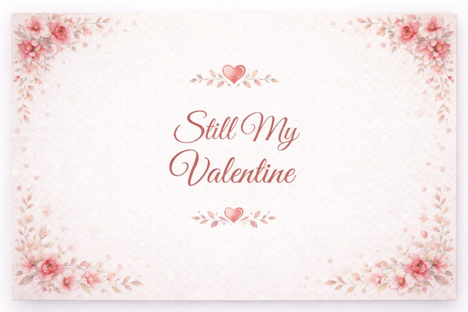 Still my Valentine - Valentijn Song Card