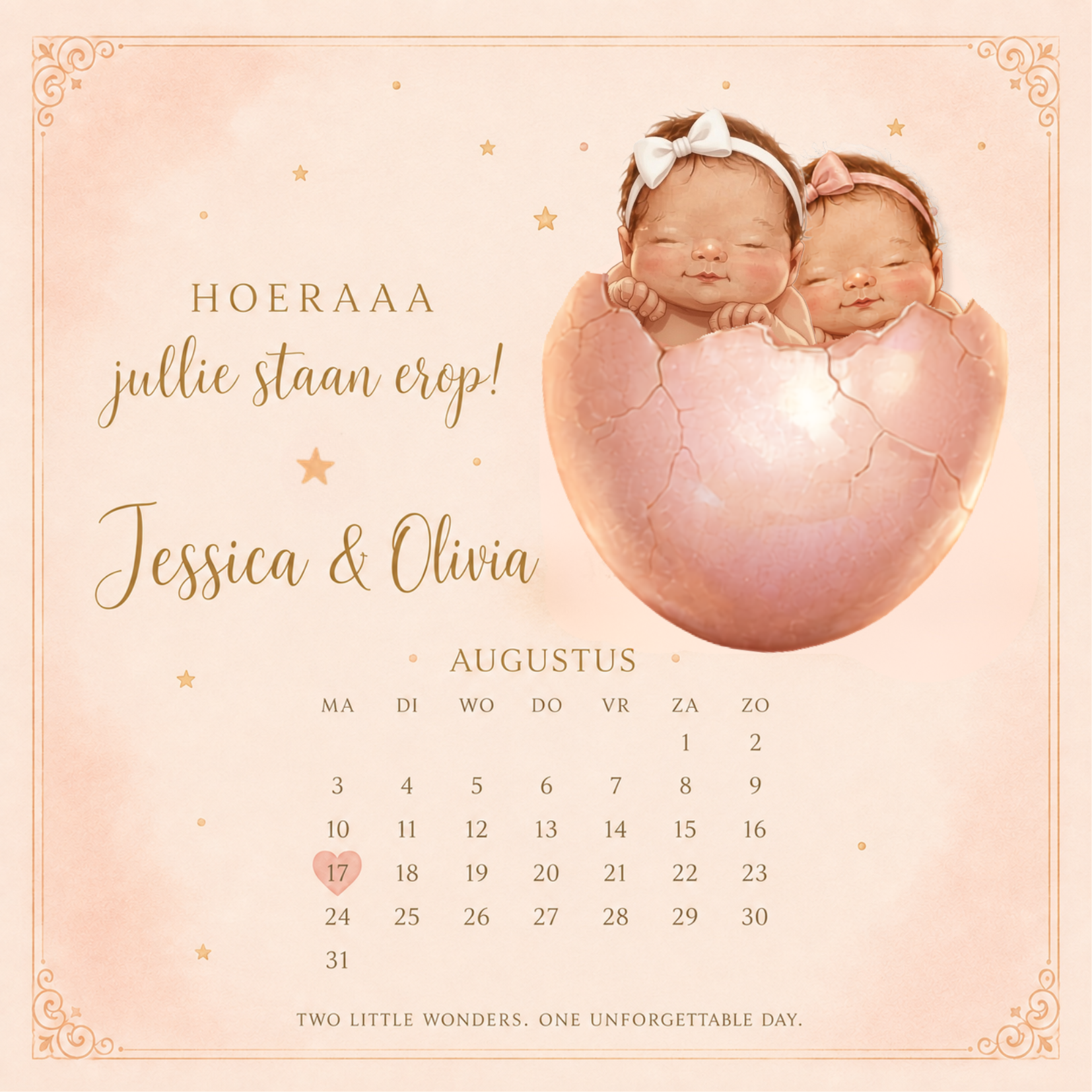 Hoeraaa! Jullie staan erop! 🩷🩷