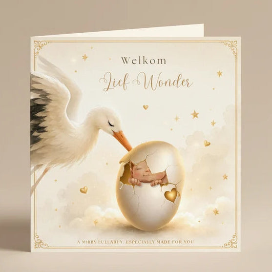 Welkom lief Wonder 💛