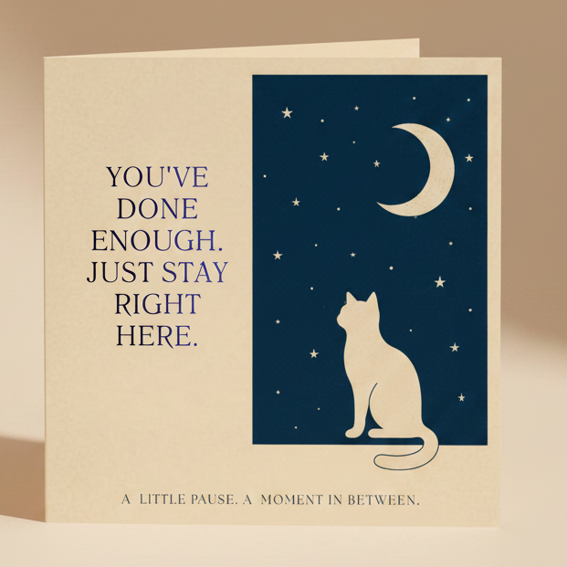 You've Done Enough. Just Stay Right Here.