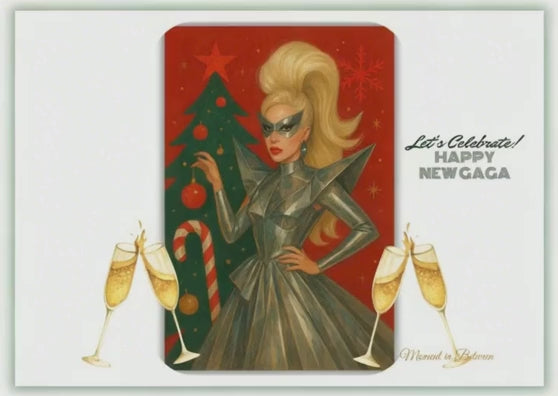 Happy New Gaga - New Year Song Card