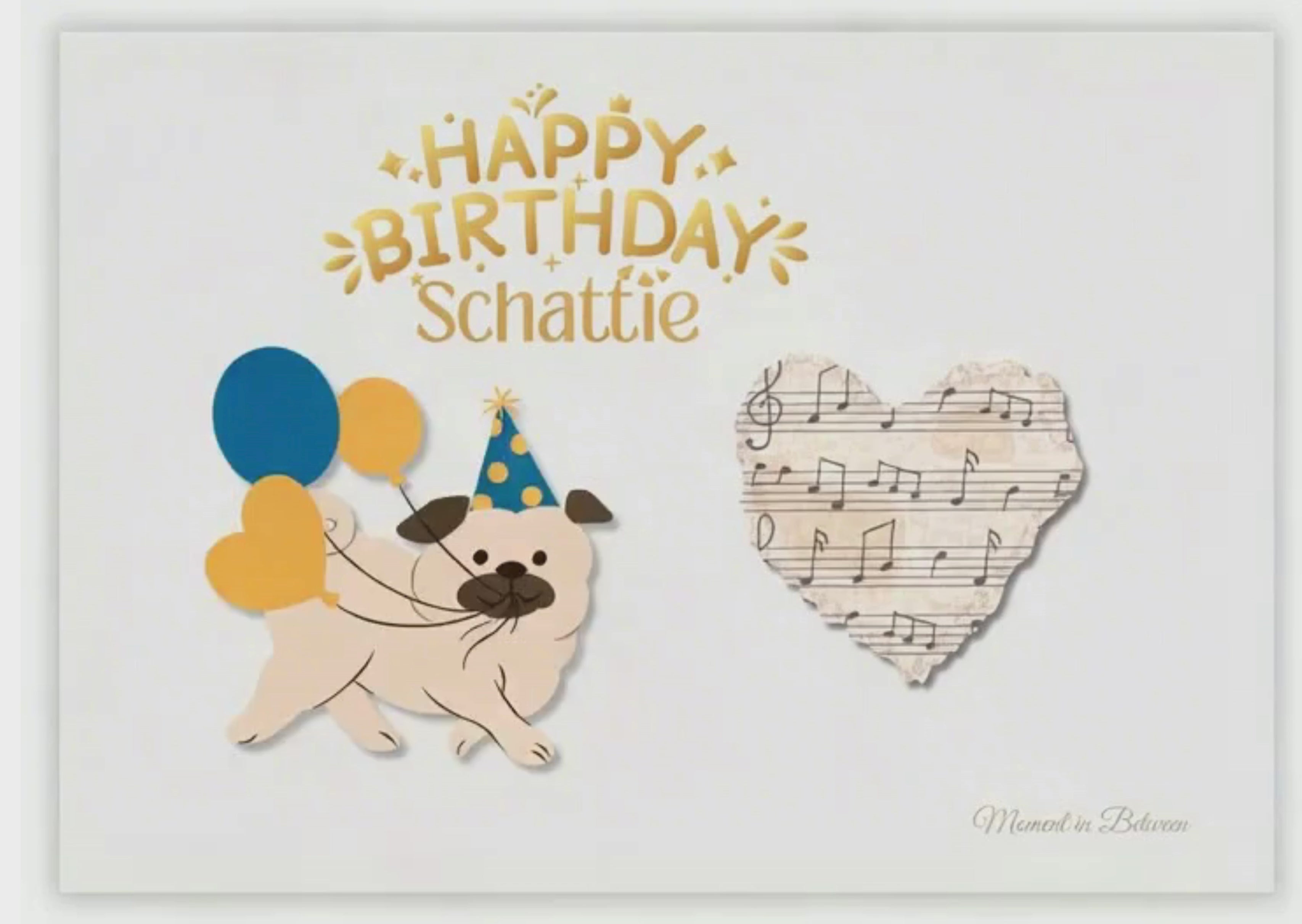 Birthday Song Card