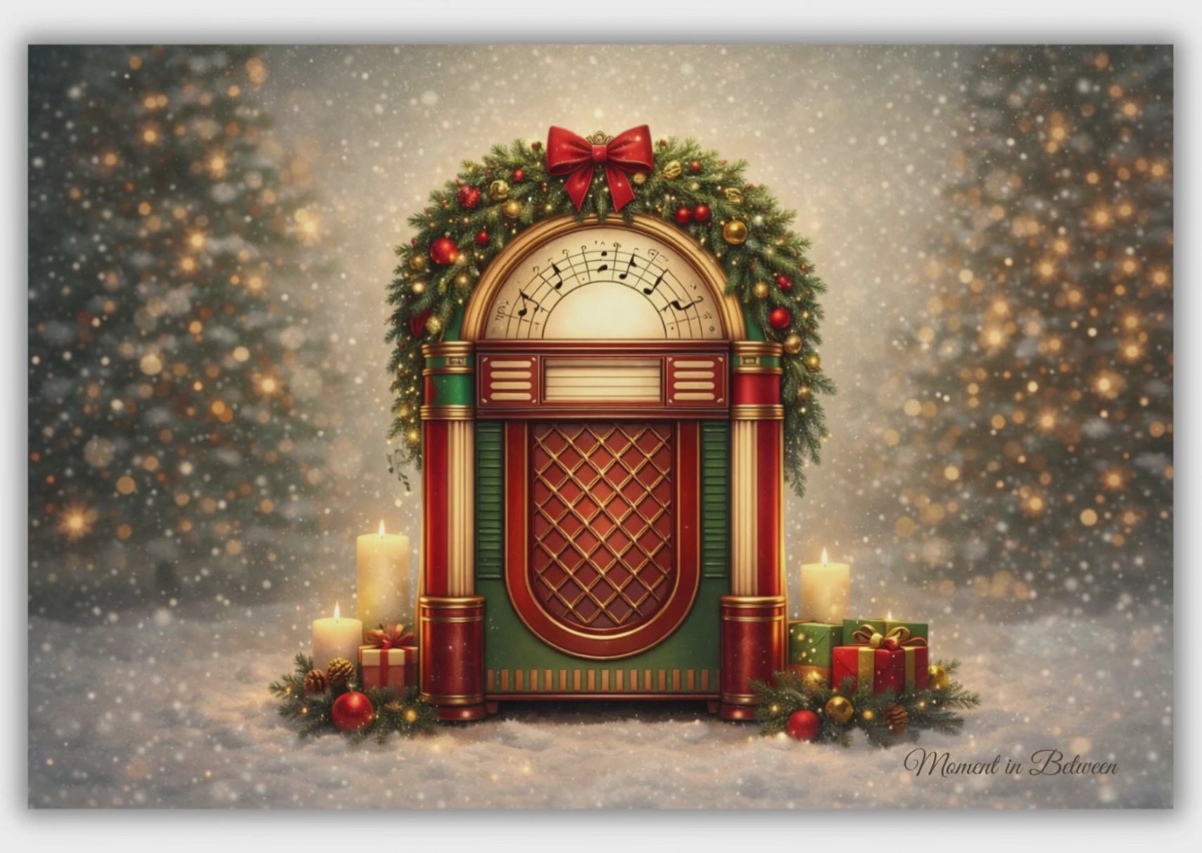 My Jukebox Song   -  Christmas Song Card