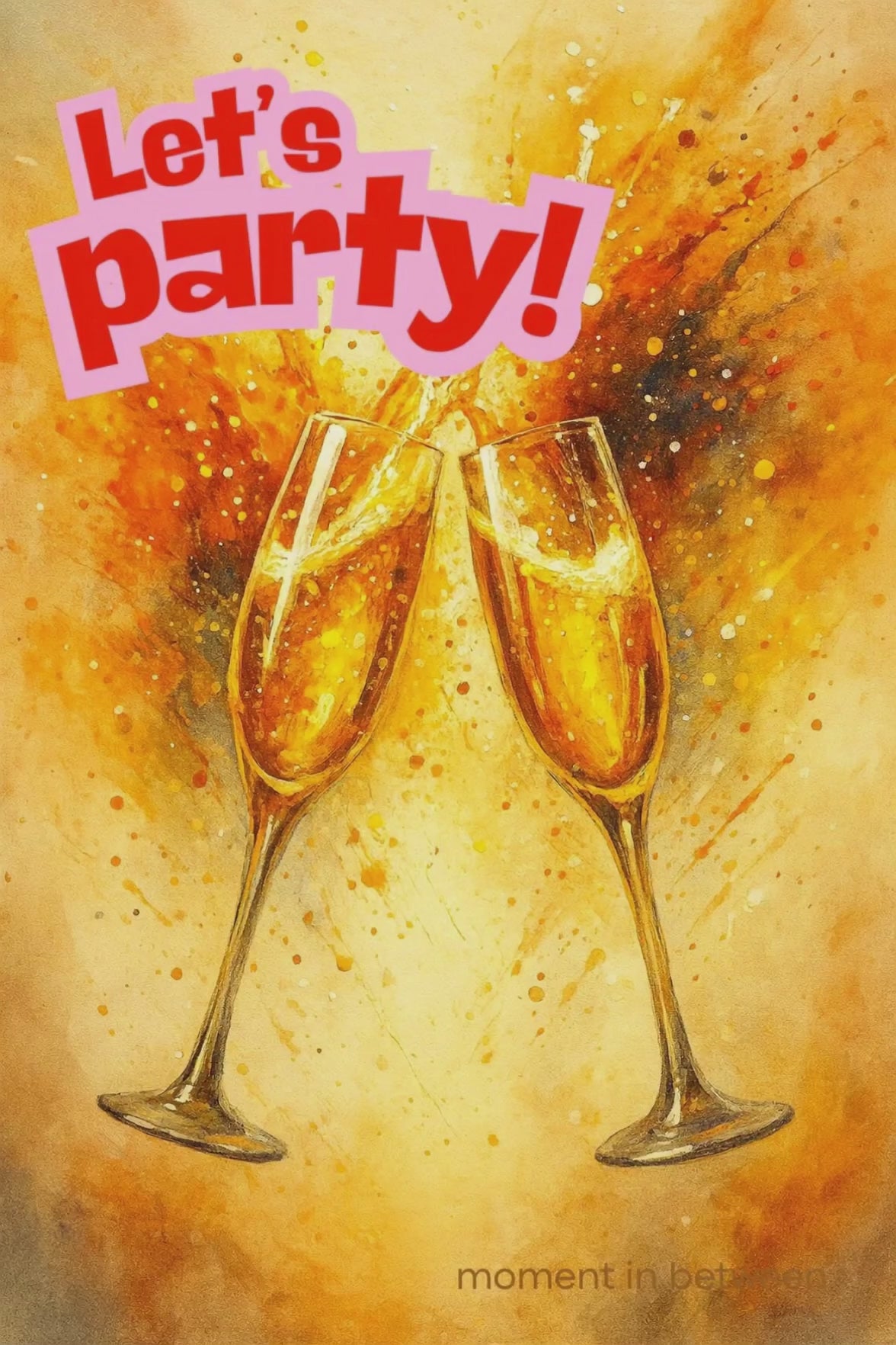 Let’s Party – New Year Song Card