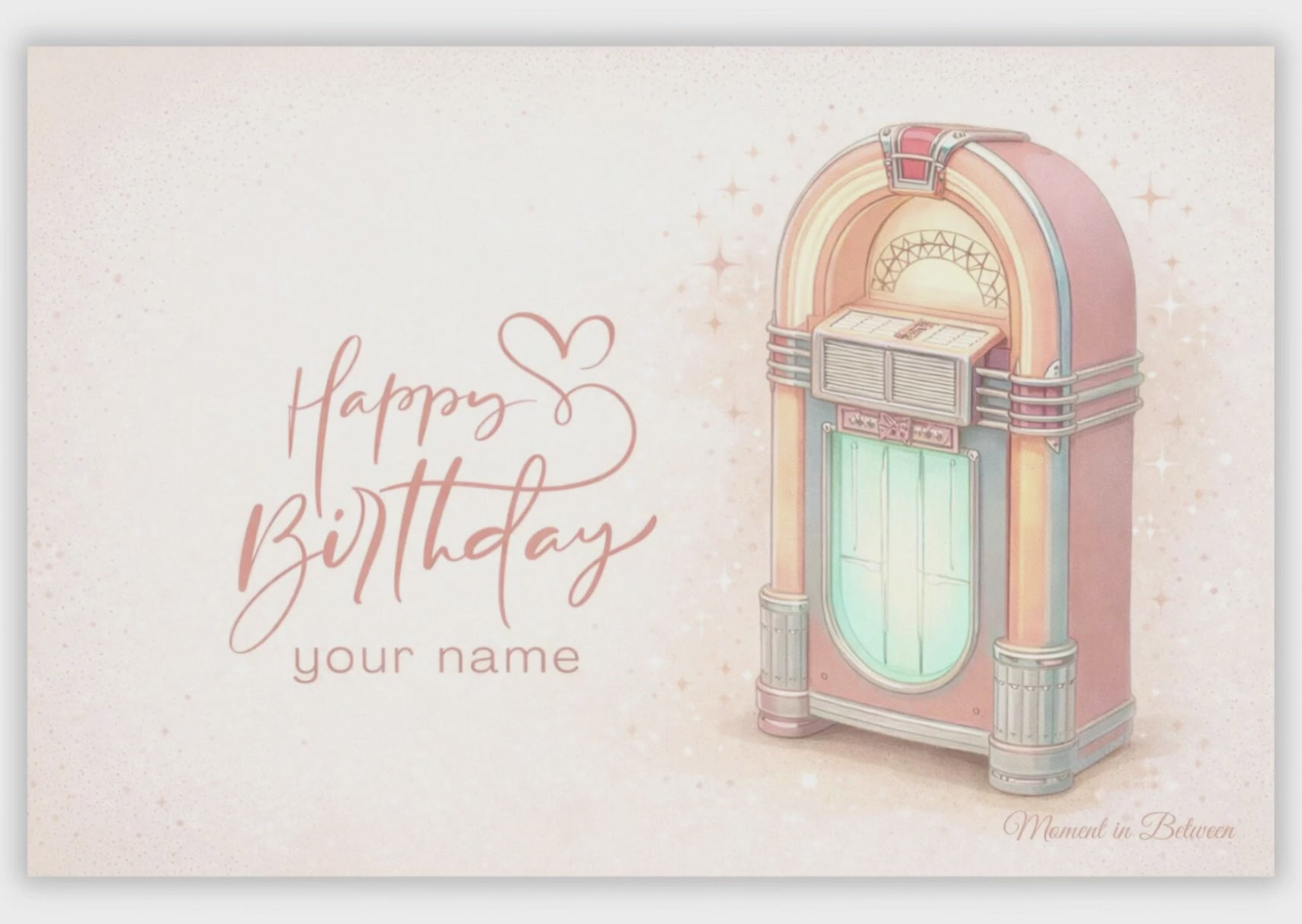 BDay Music Party  -  Birthday Song Card
