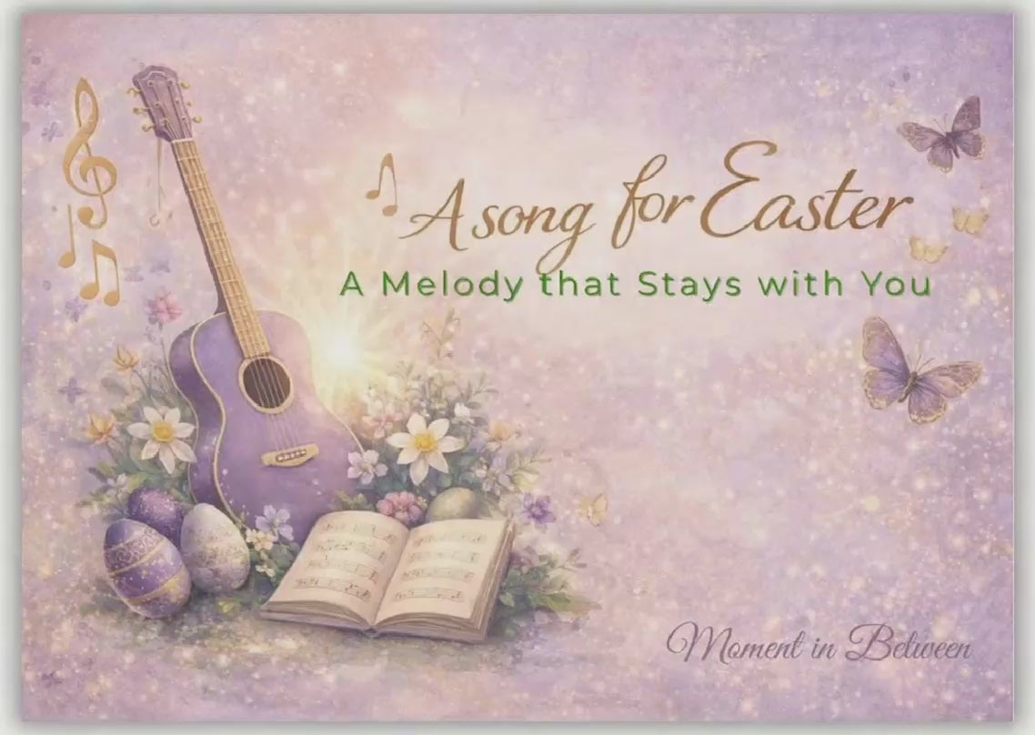 Purple Guitar – Pasen Song Card