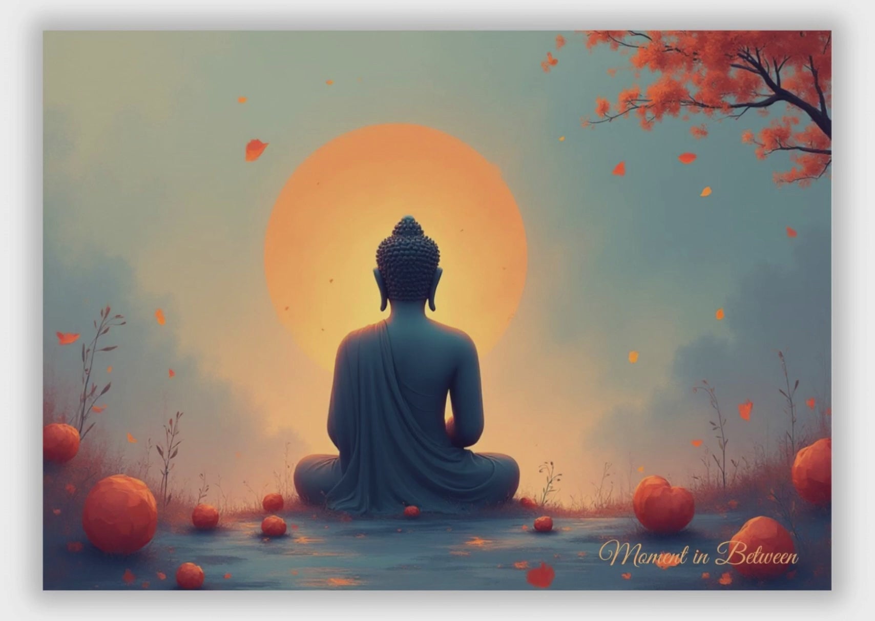 SunSet Boeddha - Mindful Message Song Card